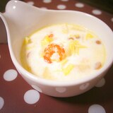 白菜のクリームスープ